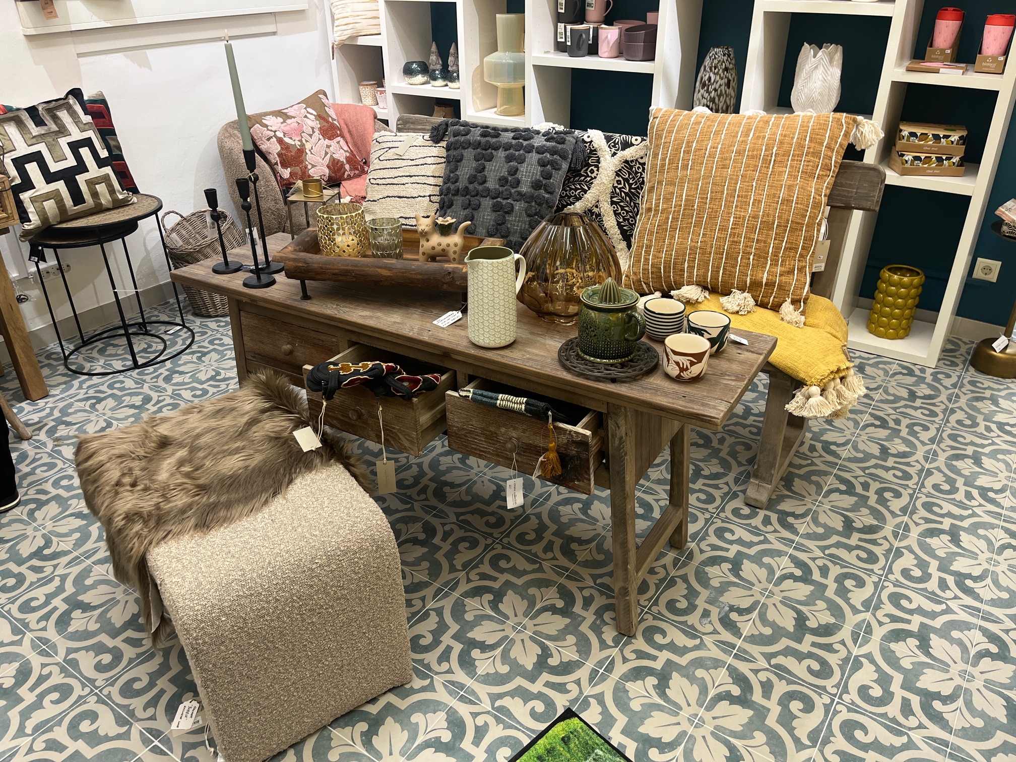 Duftkerze Keramiktopf, 10cm, Sonne – Bild 3